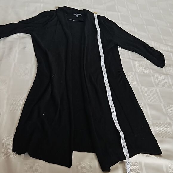 Le Chateau Casual Open-Front Cardigan Black XS - Picture 10 of 16